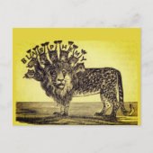 Boek van Openbaring Blasfemie Beast Briefkaart (Voorkant)