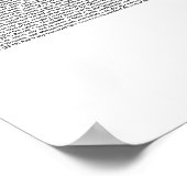 Boek van revisie (volledige KJV-tekst) Poster (Hoek)