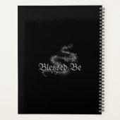 boek van schaduwen rode heksen zwart dagboek planner (Achterkant)