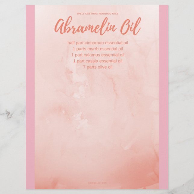 Boek van schaduwpagina: Spellgietsel: Abramelinoli (Voorkant)