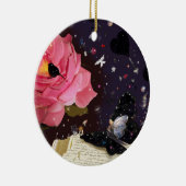 Boek van sprookjes keramisch ornament (Rechts)