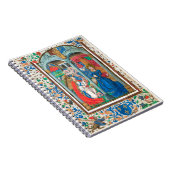 Boek van uren SR001 #1 Verlichtde Manuscript Kunst Notitieboek (Rechterzijde)