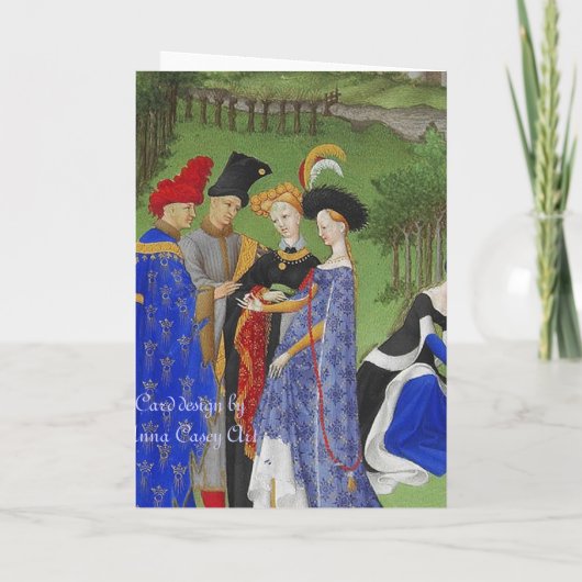 Boek van van uren middeleeuwse dames & Lords (Achterkant)