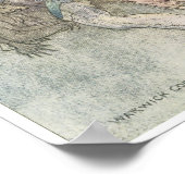 Boek van vreemde poëzie, Victoriaans era feiale sc Poster (Hoek)