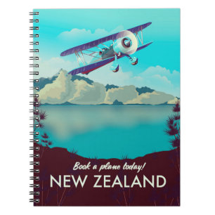 Boek vandaag nog een vlucht! Nieuw-Zeeland Notitieboek