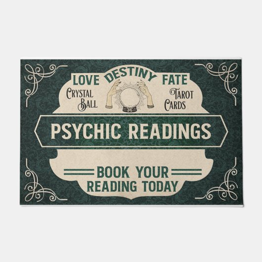 Boek vandaag uw lezing grappig deurmat (Voorkant)