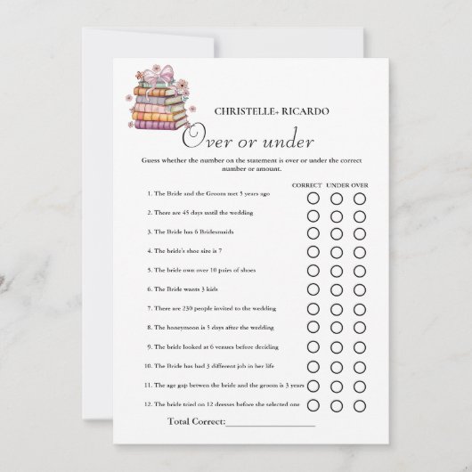 Boek Verhaal Over of onder vrijgezellenfeest spel  Aankondiging (Voorkant)