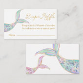 Boek Verhaal Thema Luier Raffle Ticket Informatiekaartje (Voorkant / Achterkant)