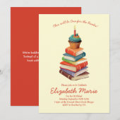 Boek Verjaardagsfeest Kinder Lezing Kaart (Voorkant / Achterkant)