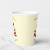 Boek Verjaardagsfeest Kinder Lezing Papieren Bekers (Rechts)