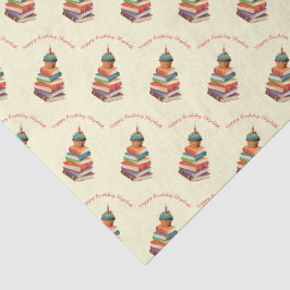 Boek Verjaardagsfeest Kinder Lezing Tissuepapier