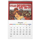 Boek Vintage Alphonse Mucha 14 Afbeeldingen Bekend Kalender (Jan 2027)