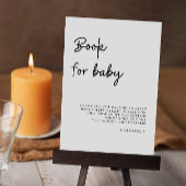 Boek voor Baby Sign, Baby shower Kaart