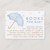Boek voor Baby Sprinkle Baby shower Informatiekaartje (Voorkant)