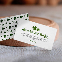 Boek voor Baby St. Patrick's Day Baby shower