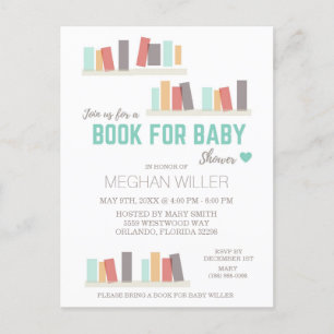 Boek voor de uitnodiging tot het Baby shower
