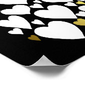 Boek voor gasten op 50-jarig jubileumfeest - Huwel Poster (Hoek)