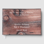 Boek voor gasten van Rustic Red Barn Bed & Breakfa (Voorkant)