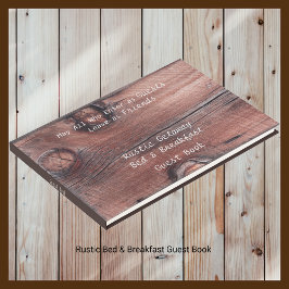 Boek voor gasten van Rustic Red Barn Bed & Breakfa
