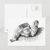 BOEK VOOR HET LEZEN VAN DE BOEK: PENCIL REALISM AR BRIEFKAART (Voorkant / Achterkant)