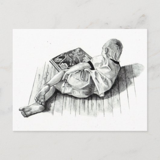 BOEK VOOR HET LEZEN VAN DE BOEK: PENCIL REALISM AR BRIEFKAART (Voorkant)