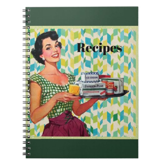 boek voor vrouwelijke recepten notitieboek (Voorkant)