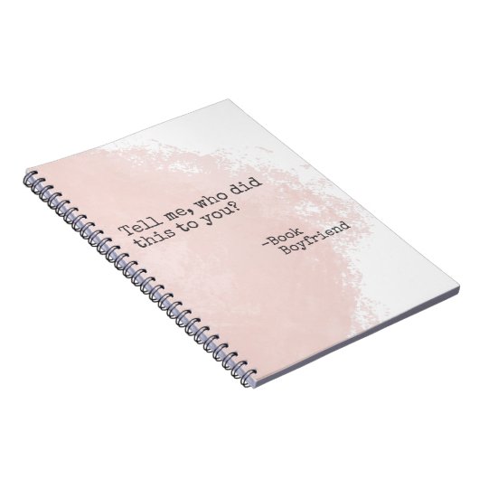 Boek Vriendelijke Quote - Daar ben je Notitieboek (Rechterzijde)