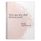 Boek Vriendelijke Quote - Daar ben je Notitieboek (Voorkant)