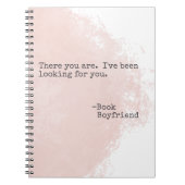 Boek Vriendelijke Quote - Daar ben je Notitieboek (Voorkant)