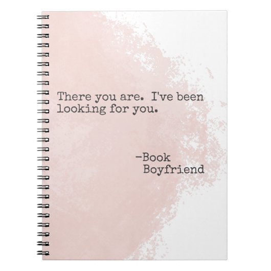 Boek Vriendelijke Quote - Daar ben je Notitieboek (Voorkant)