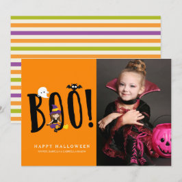 Boek & Vrienden Halloween Fotokaart Kaart