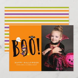 Boek & Vrienden Halloween Fotokaart Kaart