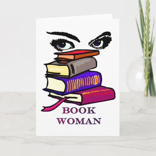 Boek Vrouw Blank Kaart (Voorkant)