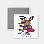Boek Vrouw Magneet (Voorkant / Achterkant)