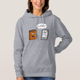 Boek vs eBoek Hoodie