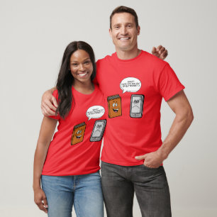 Boek vs eBoek T-shirt