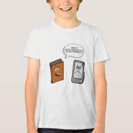 Boek vs eBoek Tri-Blend Shirt