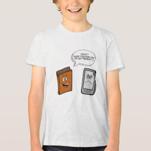 Boek vs eBoek Tri-Blend Shirt