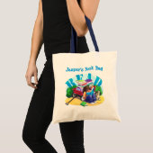 Boek Wagon Book Bag Tote Bag (Voorkant (product))