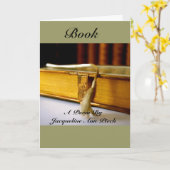 Boek Wenskaart Kaart (Gele Bloem)