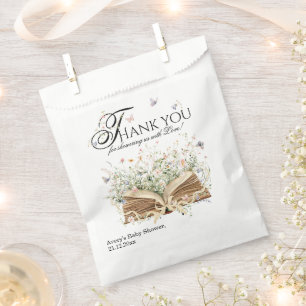 Boek Wildflower Een nieuw hoofdstuk Begin Baby sho Bedankzakje