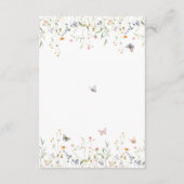 Boek Wildflower Een nieuw hoofdstuk Begin Baby sho Informatiekaartje (Achterkant)