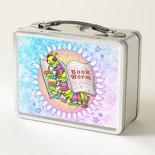 Boek Worm Reading terug naar school (Achterkant)