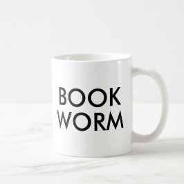 Boek Worm Schattigee Modern Book Lover Mok