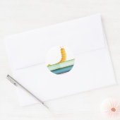 Boek Worm - stickers (Envelop)