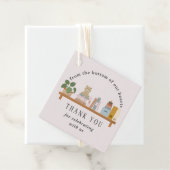Boek ze in het Baby shower Bedankjes Labels (In situ)