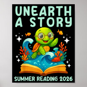 Boek zeeschildpad zomerlezen 2026 ontdek een poster