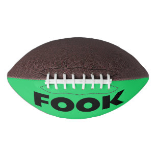 Boek zwart op groen football