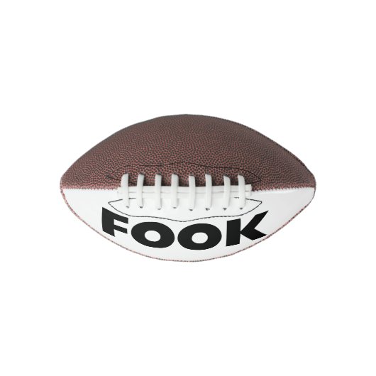 Boek zwart op wit mini-football american football (Voorkant)