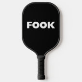 Boek zwart-wit pickleball paddle carbon (Voorkant)